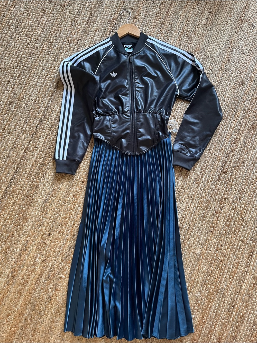 adidas Custom made from original Black Jacket / Small